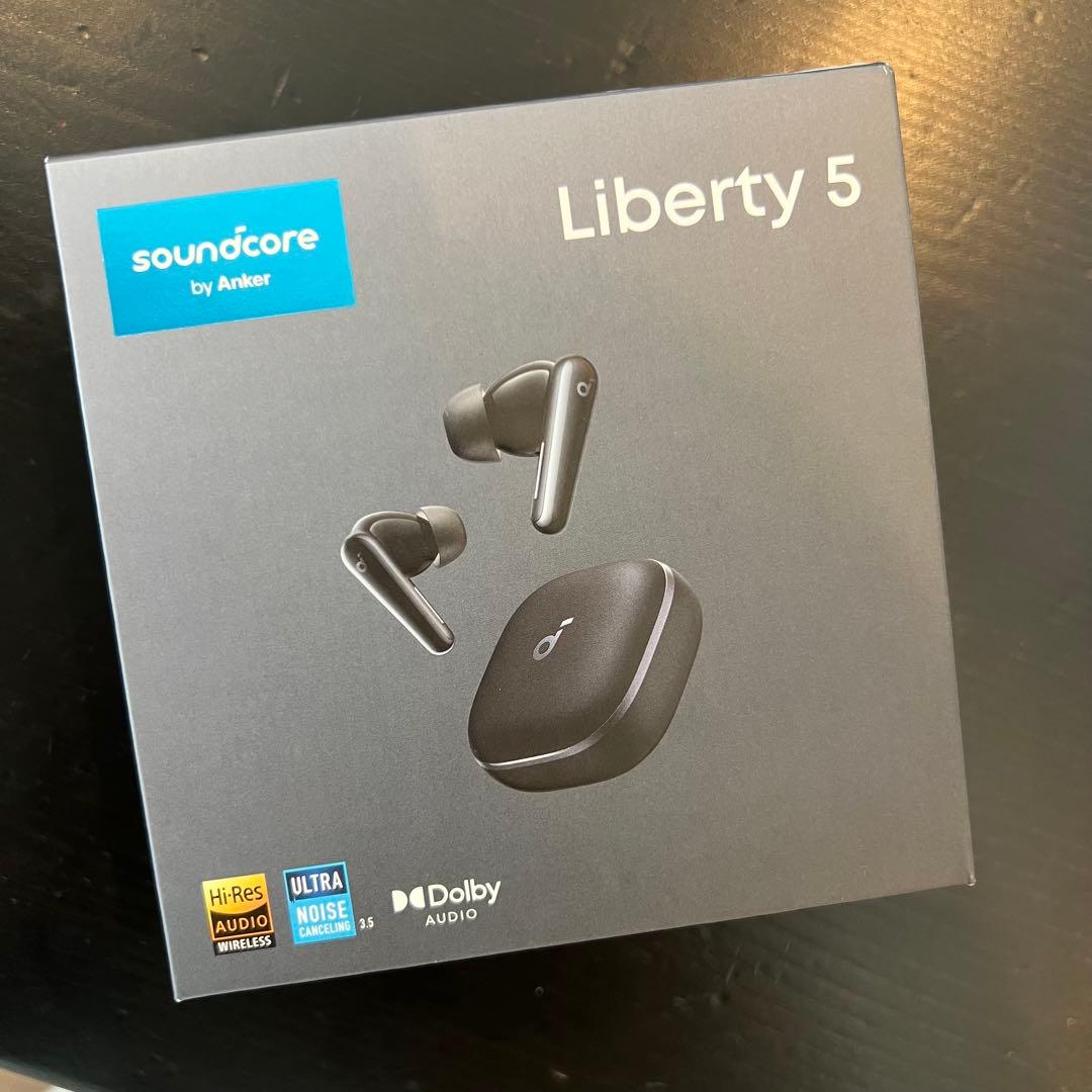 【保証書付】アンカー　Soundcore Liberty 5 ブラック Amazon.com: Soundcore Liberty 5 by Anker, Noise-Cancelling