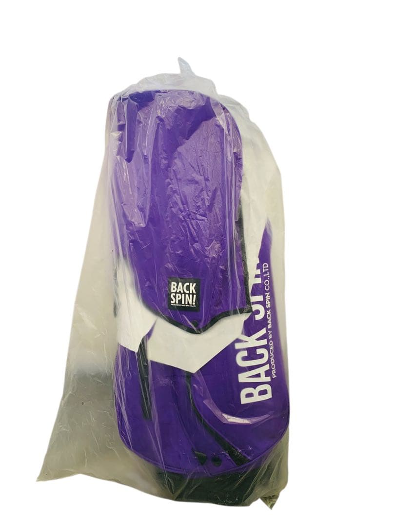 開封済・未使用】BACK SPIN! スタンドキャディバッグ パープル ゴルフ