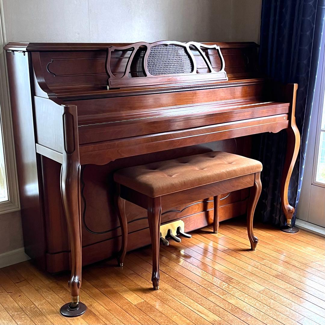 KAWAI アップライトピアノ ファニチャーピアノ　KL-51KF 中古ピアノ カワイ(KAWAI KL51KF) 華麗なデザインのカワイ