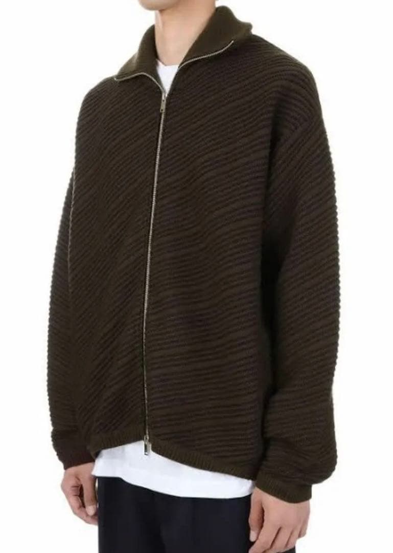 YOKE Bias Border Drivers Knit Brown 1 - メルカリ