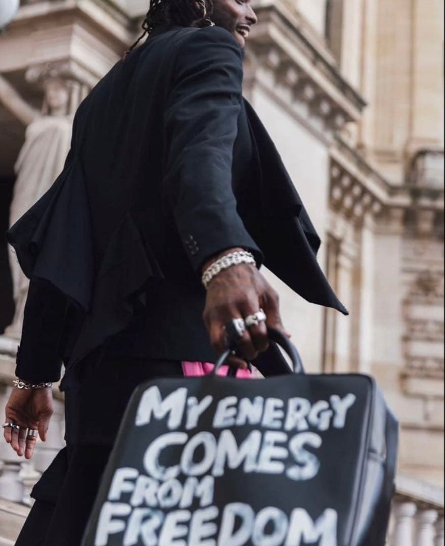 新品青山限定コムデギャルソン ペイントバッグ 青山バッグ