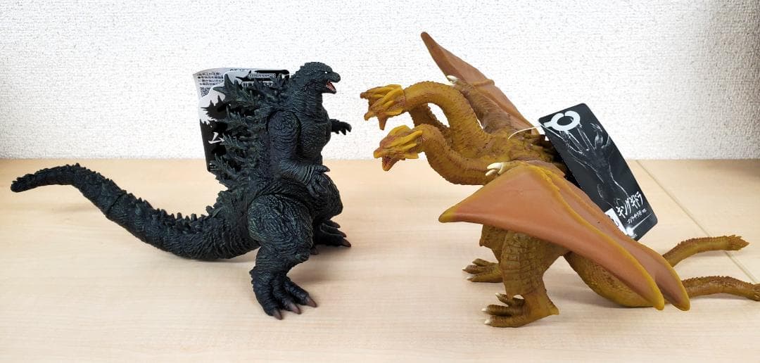 新品 ゴジラ＆キングギドラ ゴジラ・ザ・ライドver. 2体セット ムビモン 公式オンラインストアムービーモンスターシリーズ キングギドラ ゴジラ