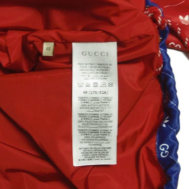 新品 GUCCI×adidas グッチ×アディダス フードインジャケット 48 - メルカリ