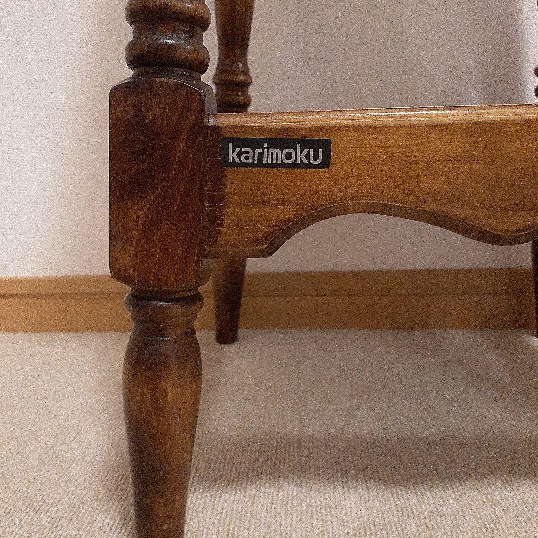 karimoku】 コロニアル＊花台＊サイドテーブル - メルカリ