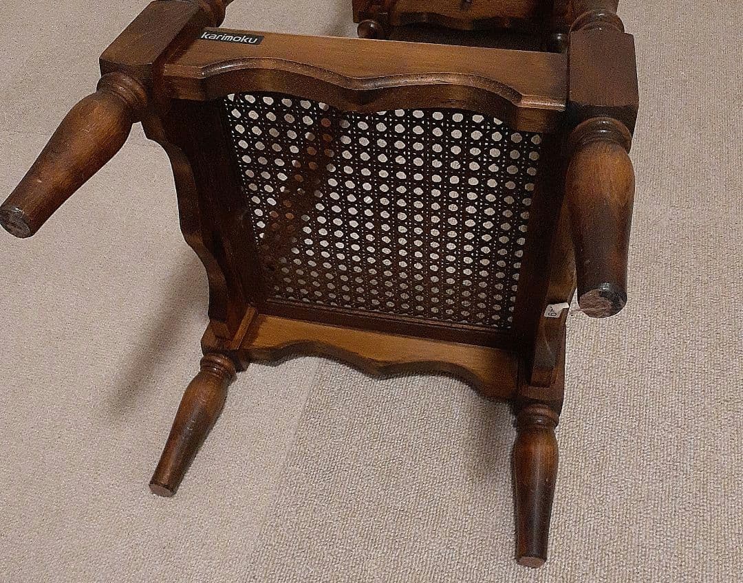 karimoku】 コロニアル＊花台＊サイドテーブル - メルカリ