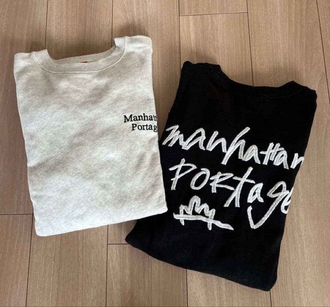 専用！マンハッタンポーテージ別注スウェット長袖トレーナーS ノースフェイス Manhattan Portage（マンハッタンポーテージ） トレーナー スウェット