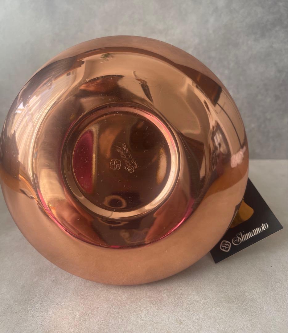 未使用　島本製作所　銅製槌目 コッパーケトル 1.6L