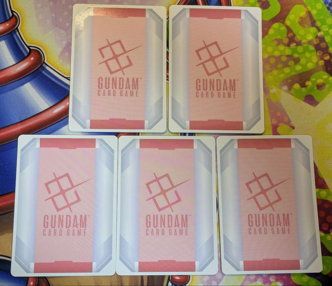 ガンダムカード 刹那&エクシア リソース 言語エラー品 簡体字 5枚