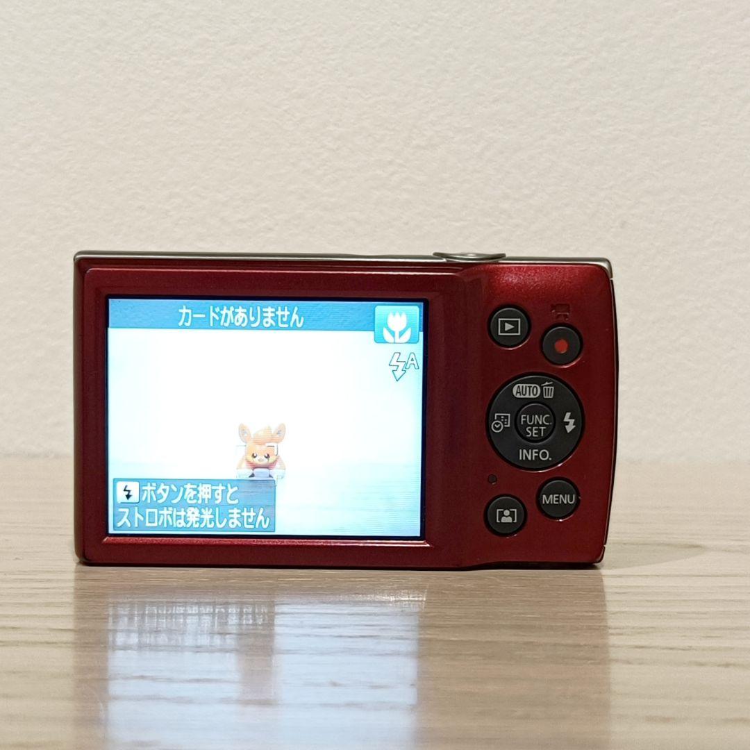 動作確認済 Canon キャノン IXY200 レッド デジカメ 充電器