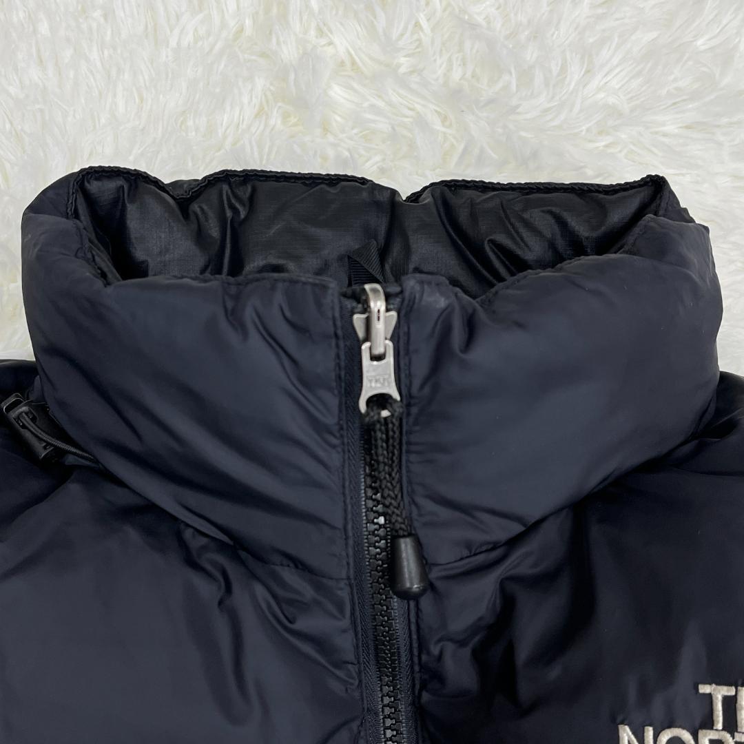《良品》ザノースフェイス ヌプシ ダウンジャケット メンズ M ブラック 700
