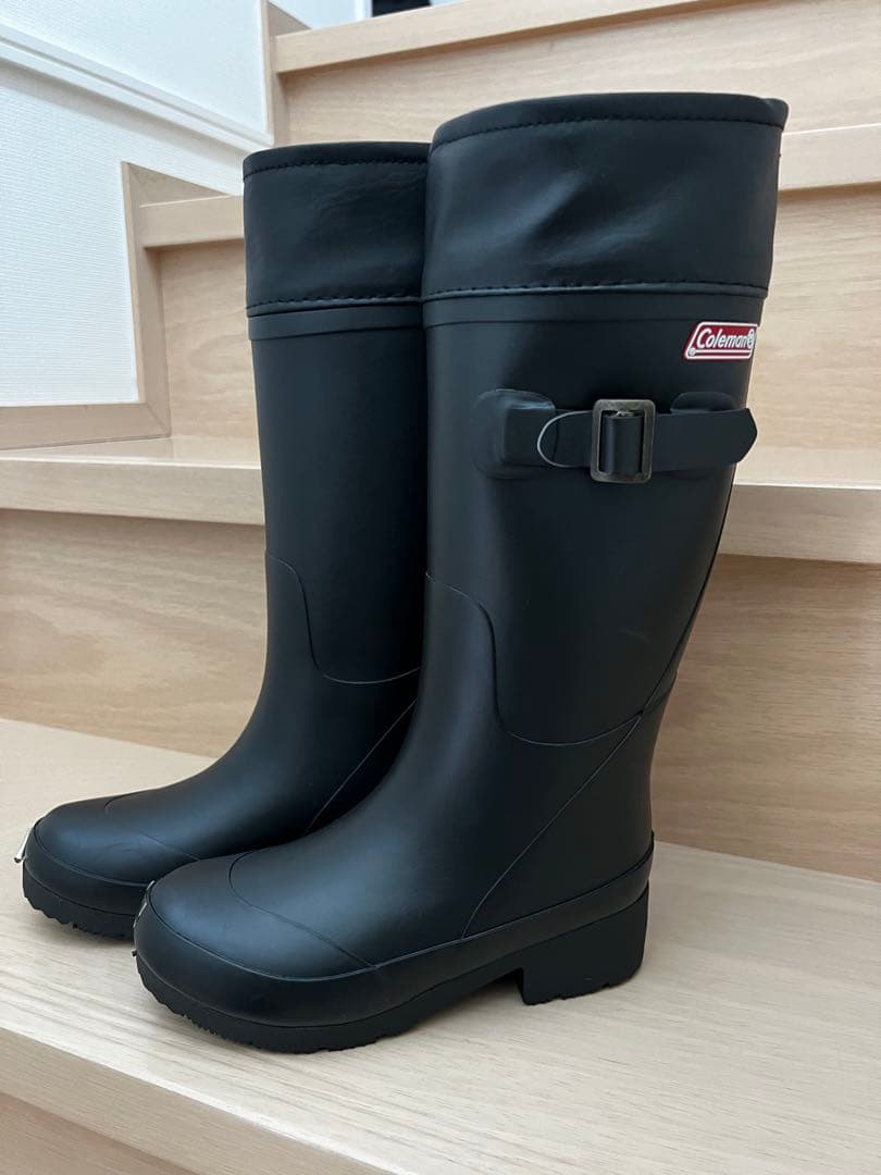 新品未使用 Coleman コールマン 長靴 レインブーツ 21 ブラック - メルカリ