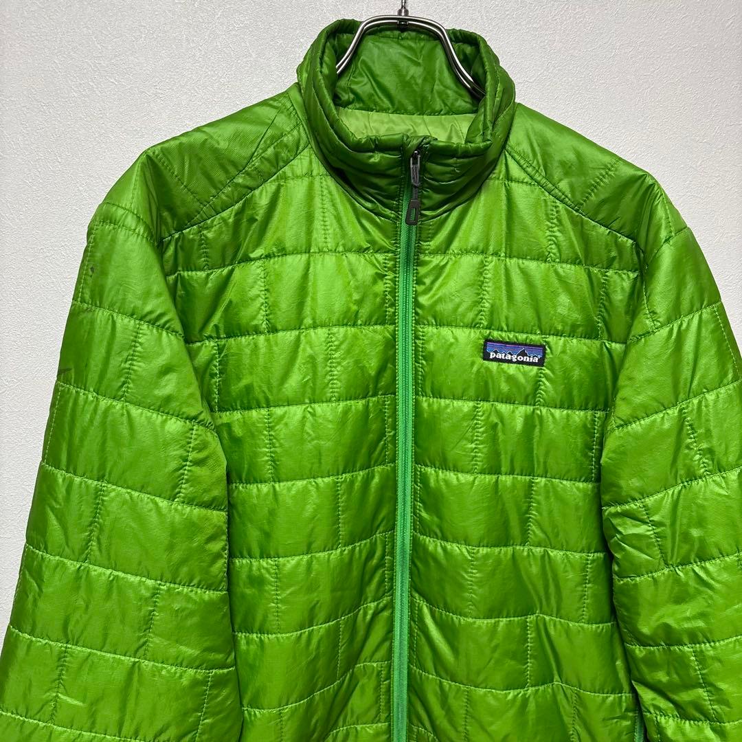 patagonia パタゴニア ナノパフジャケット プリマロフト グリーン M緑
