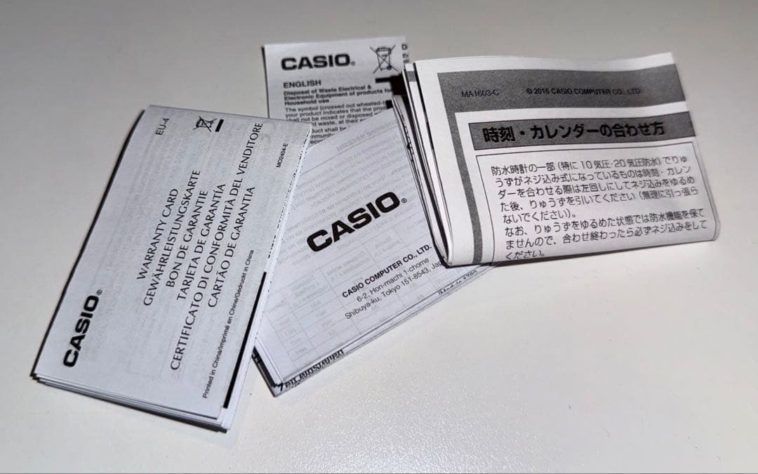 CASIO腕時計 クォーツ 200M MTD-1053D-1AV ほぼ未使用