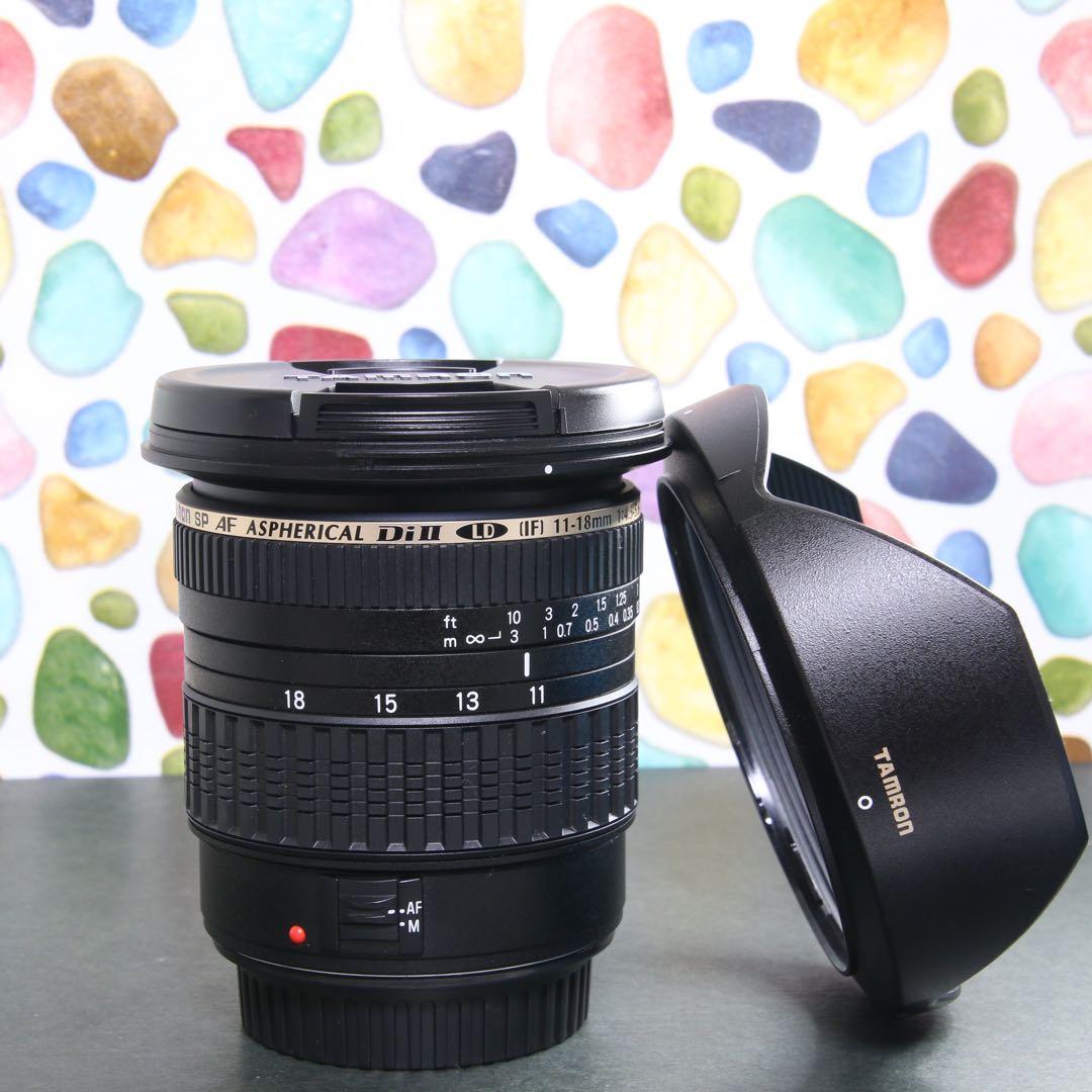 ♥︎◇超広角♪ ◇フード付き ◇TAMRON 11-18mm canon ◇美品の通販は