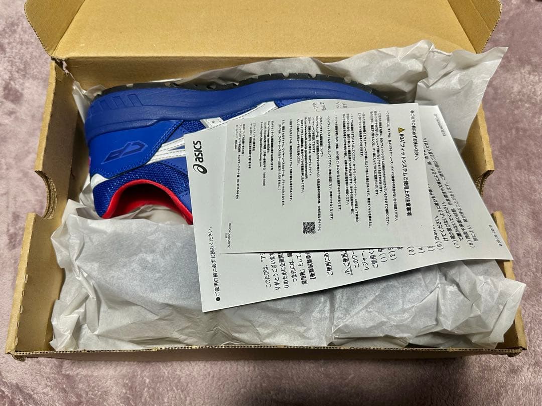 ASICS 安全靴 ブルー WINJOB CP209BOA 26cm - メルカリ