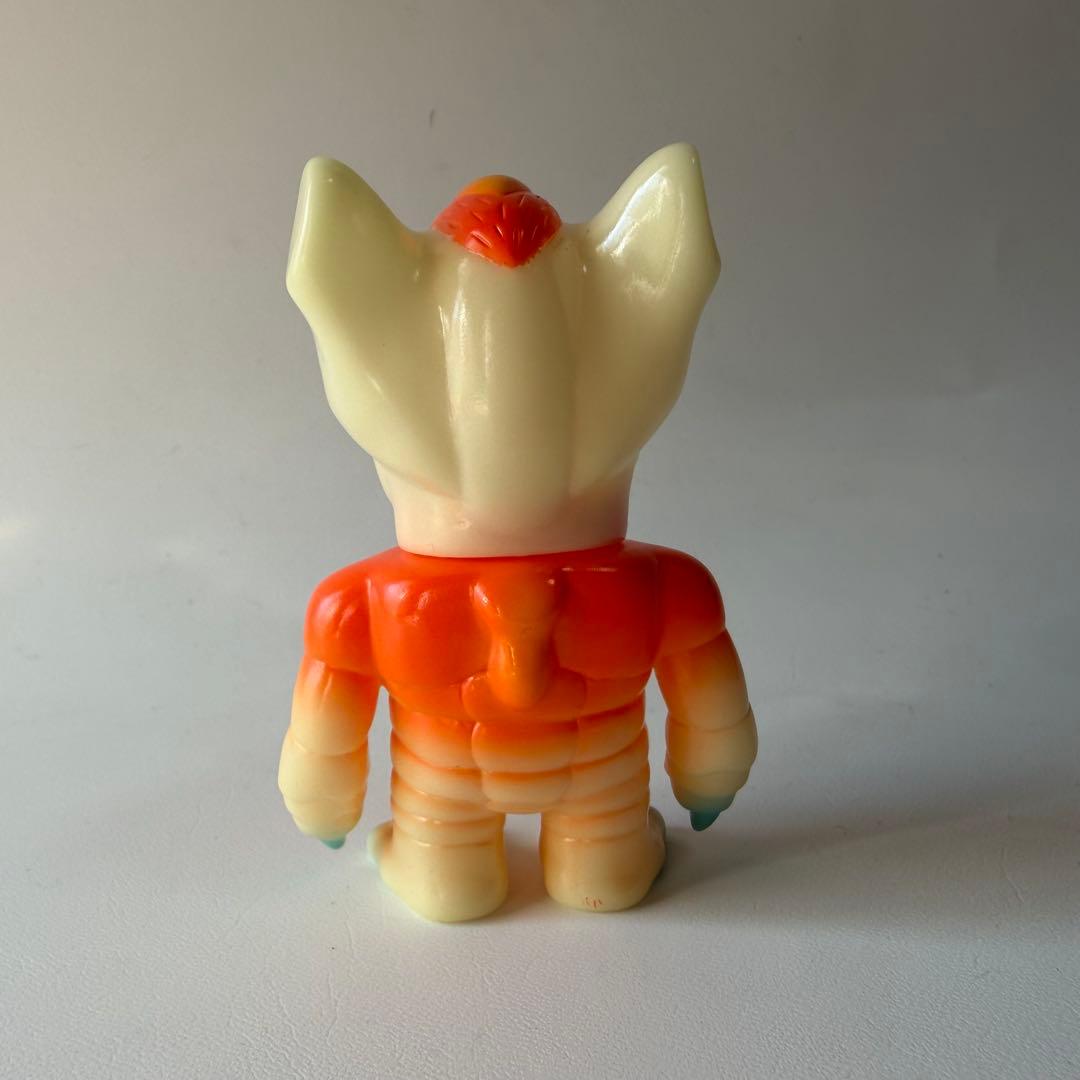 リアルヘッド ジンジャーR ミニ ソフビ フィギュア オレンジ 水色