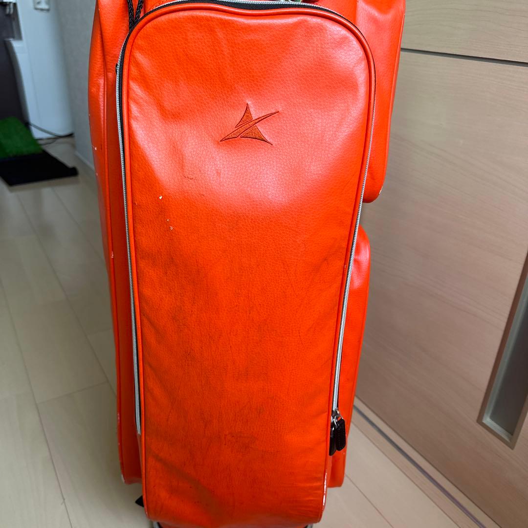 値下げ アクセル AXEL キャディバッグ オレンジ - メルカリ