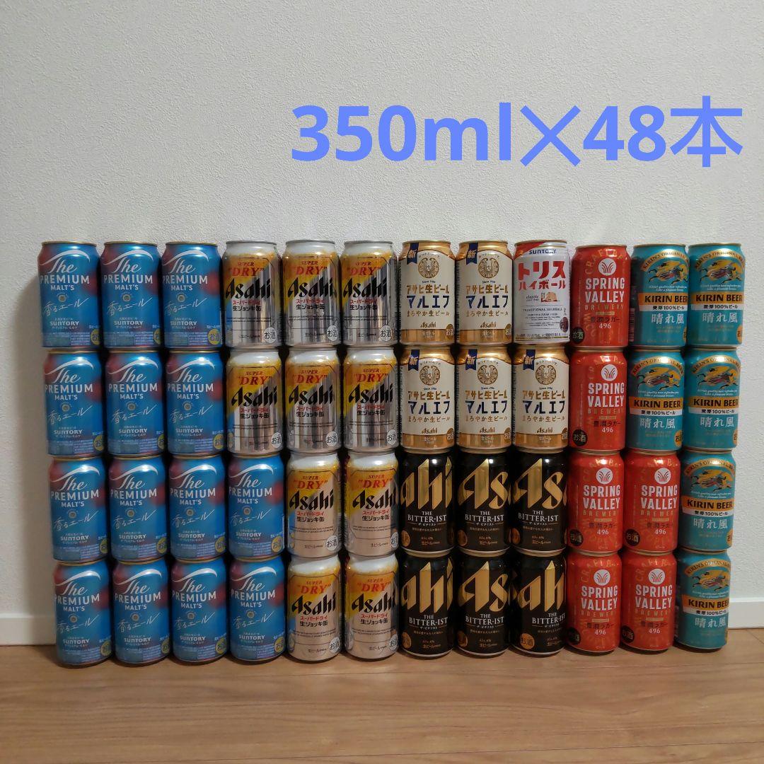 ビール　お酒まとめ売り 350ml×48本 キリンビール一番搾り 生ビール 350ml 48本（24本×2ケース）福岡工場産