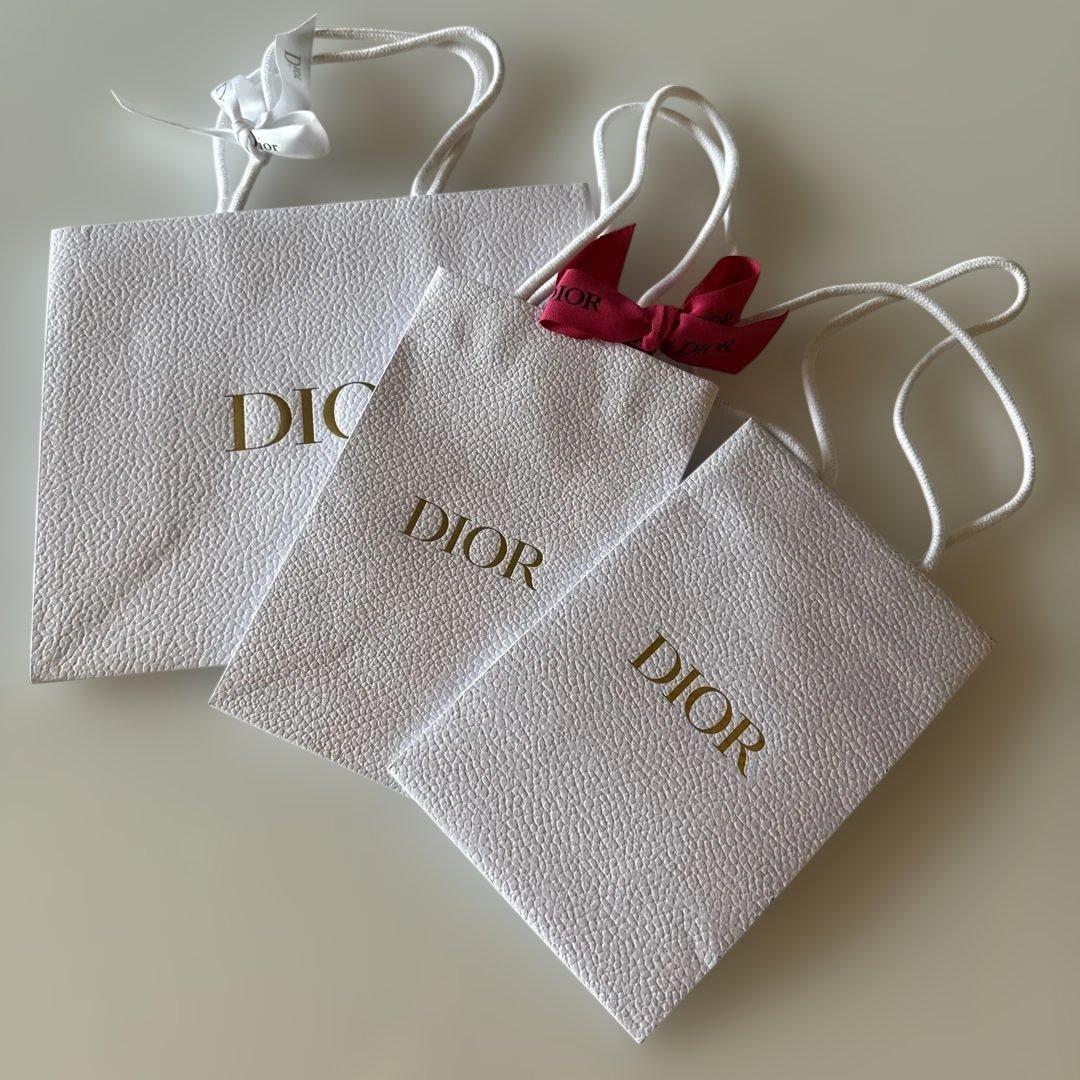Dior ショップ袋 3点セット - メルカリ