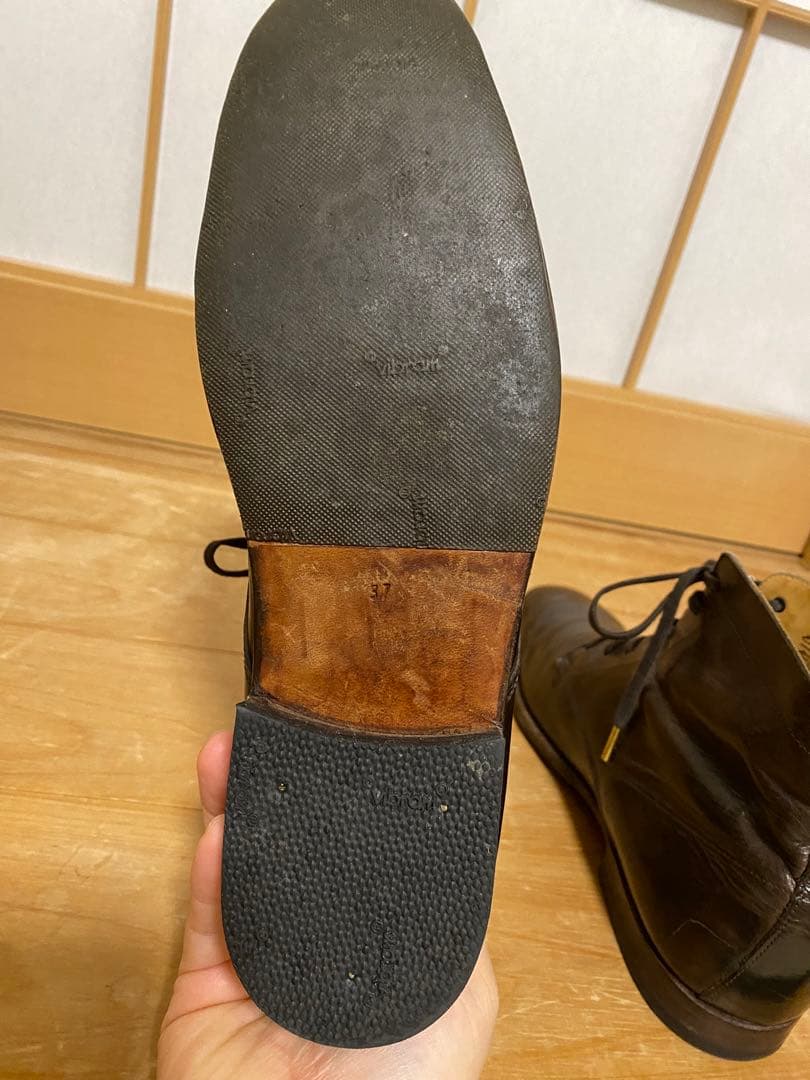 マーガレットハウエル プレミアムライン レースアップブーツ