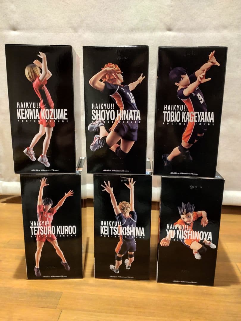ハイキュー！！ ポージングフィギュア 日向 影山 月島 西谷 孤爪 黒尾