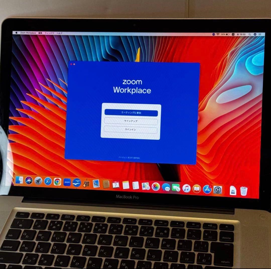 MacBook Pro 15㌅ A1286 ZOOM/互換Officeすぐ使える