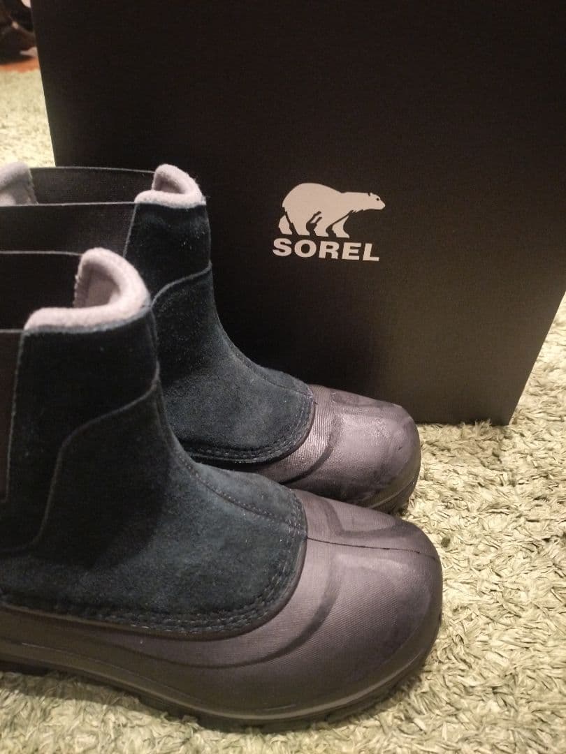 【美品】SOREL バクストン プルオンブーツ Black 28.0 SOREL（ソレル） バクストン プルオンブーツ ウォータープルーフ