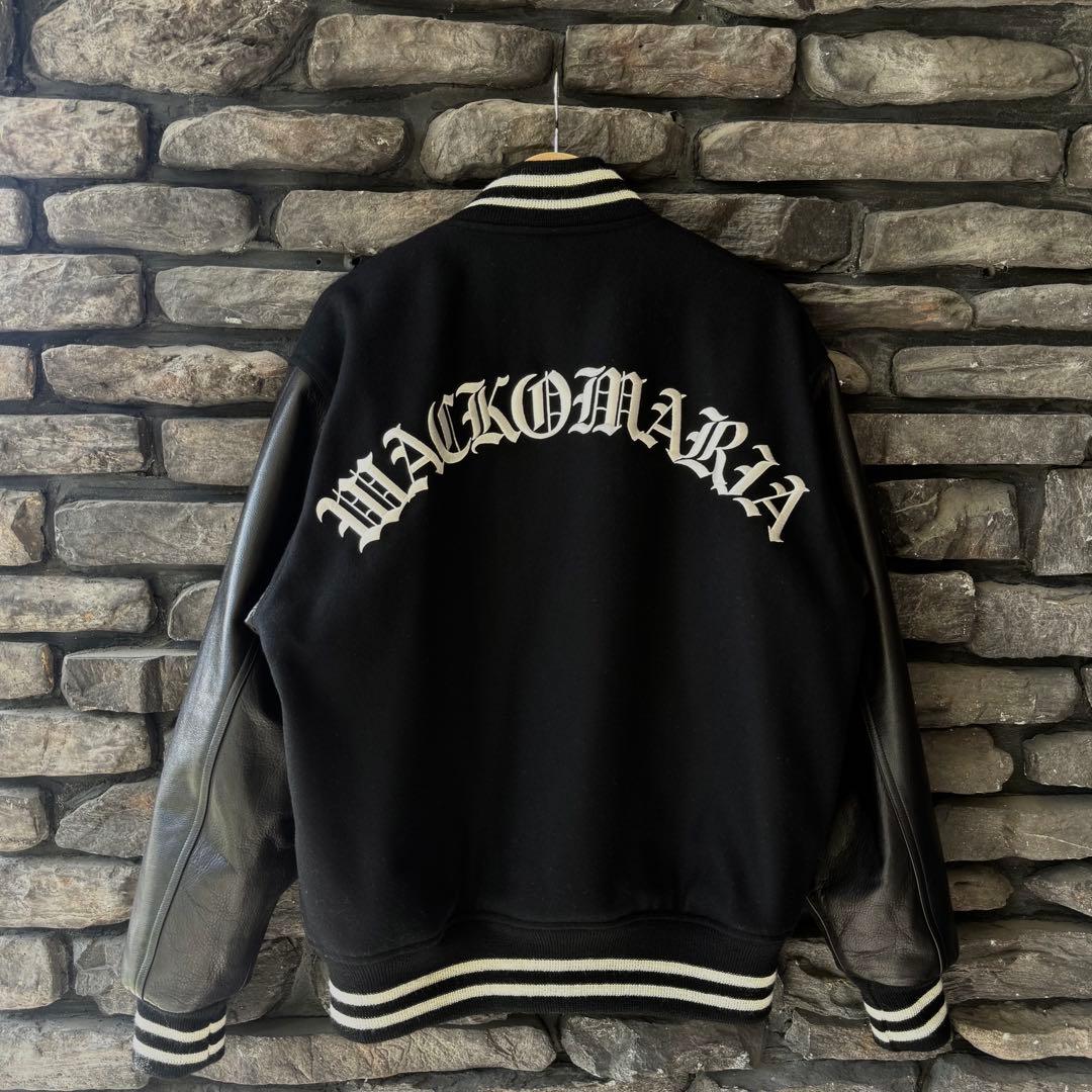 ワコマリア2024FWレザーバーシティジャケットTYPE-2WACKOMARIA - メルカリ