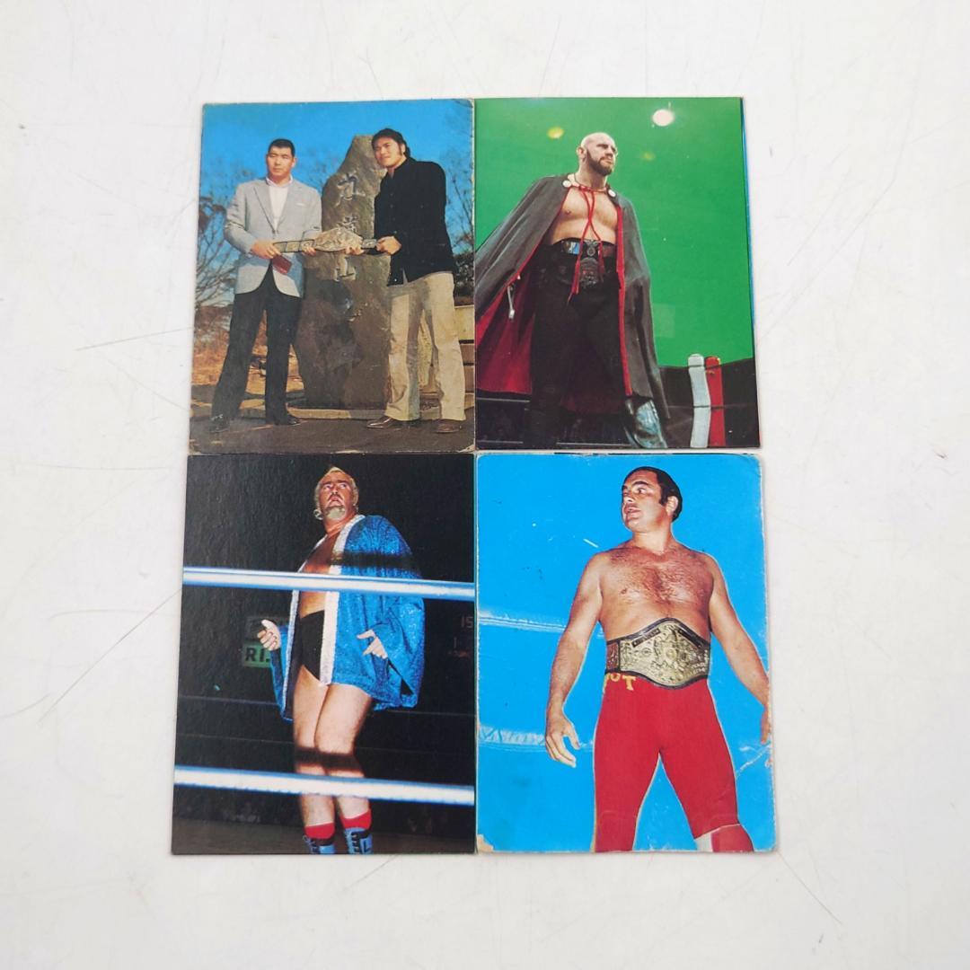 当時物 山勝 新日本プロレス ミニカード 12枚セット アントニオ猪木