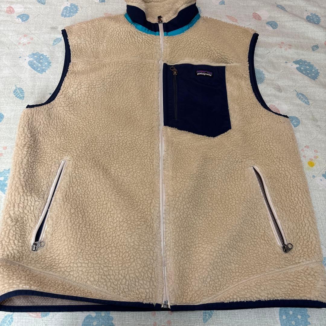 R*4様 patagonia フリースベスト ベージュ/ネイビー 楽天市場】パタゴニア メンズ ベスト 正規品 patagonia レトロX