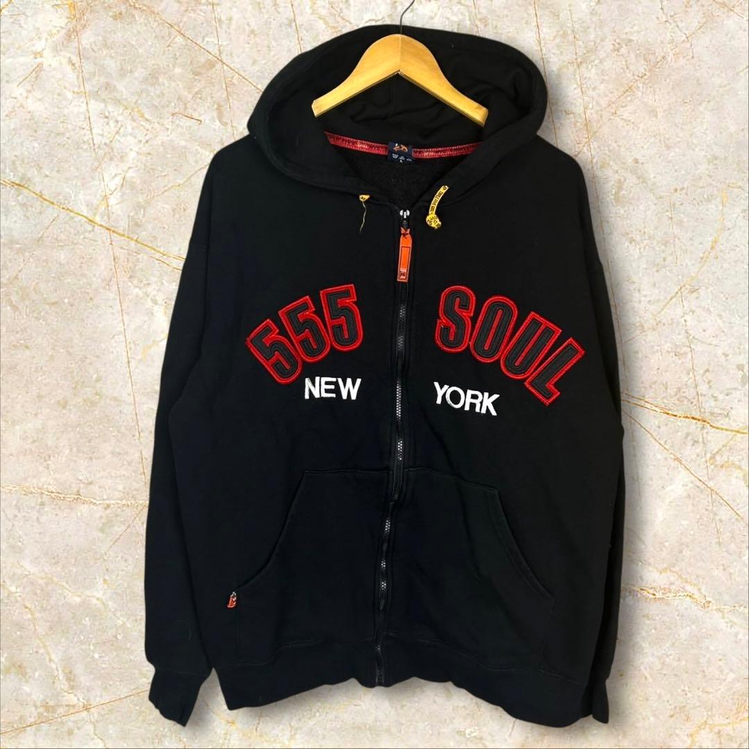 NYC トリプルファイブソウル 555 パーカー トップス L - メルカリ