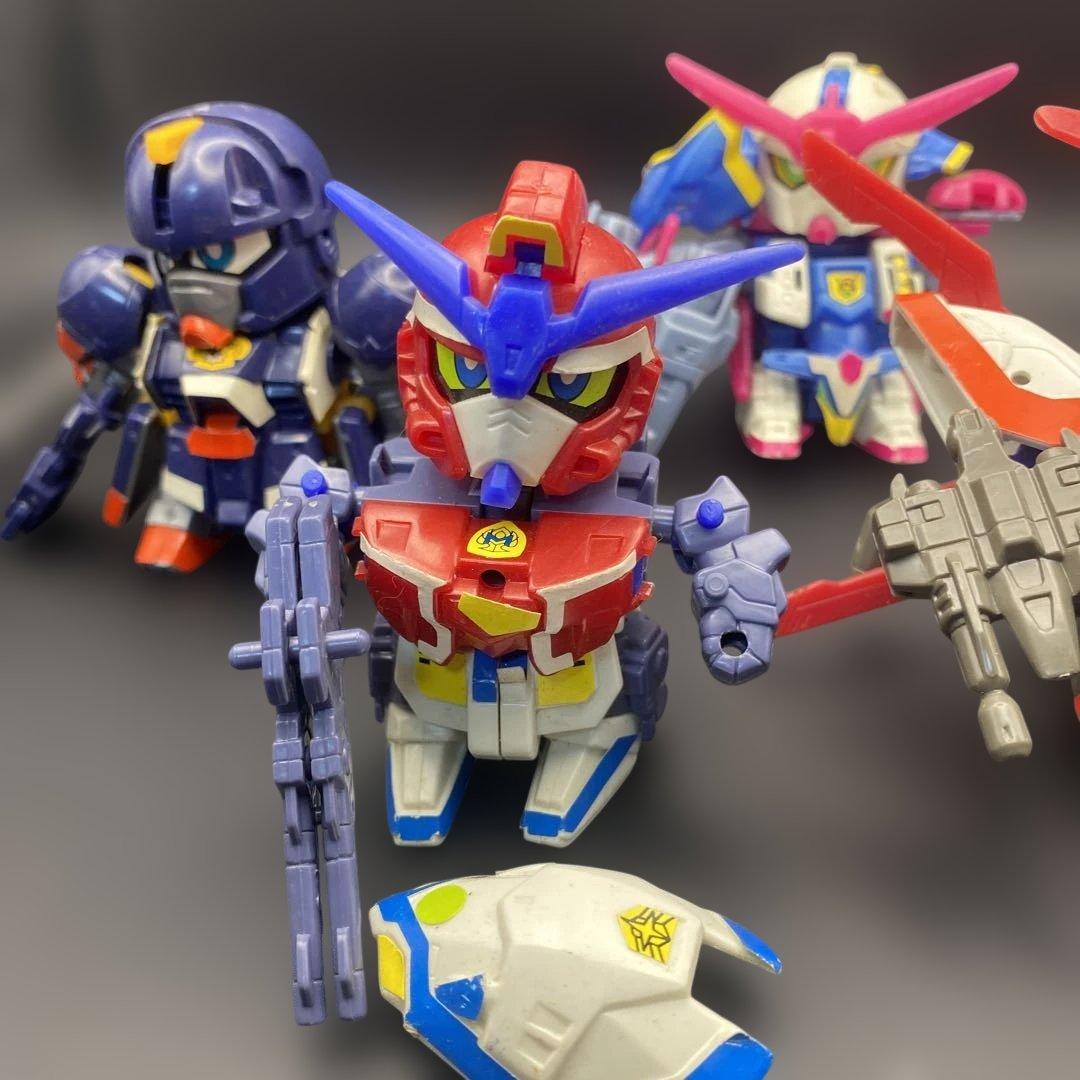 元祖SDガンダム Gチェンジャー 組立済Gガンダム系4体セット - メルカリ