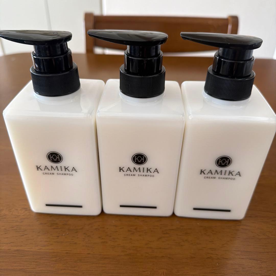 KAMIKAオールインワンクリームシャンプー(マリンノートの香り）400g 3本 クリームシャンプー / KAMIKA(オールインワン, シャンプー・ヘアケア