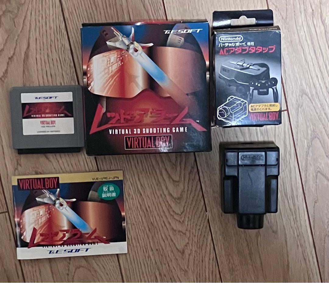 動作確認済み 状態【悪】 バーチャルボーイ本体ACアダプタタップ+