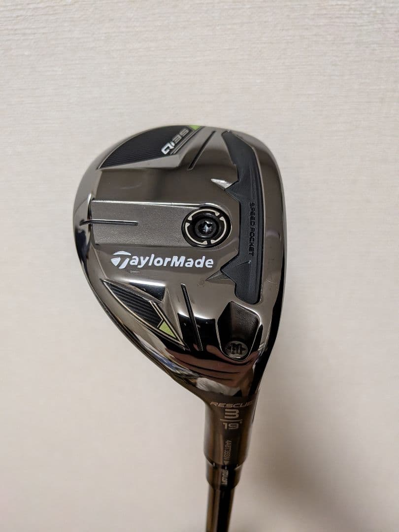 美品】テーラーメイド Qi35 3U レスキュー 19度 - メルカリ
