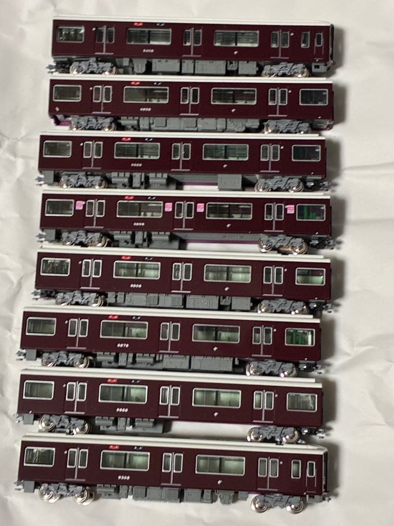 阪急9300系8両　kato ライト点灯動力動作確認済　ジャンク品 カトー(KATO)|阪急電鉄9300系 8両セット|【ハードオフ公式通販】オフ