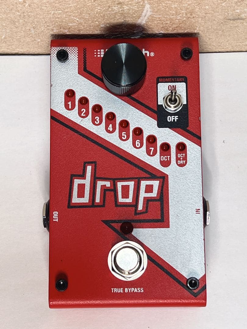 DigiTech drop ギターエフェクター 赤 Amazon.com: DigiTech DROP Compact Polyphonic Drop Tune Pitch