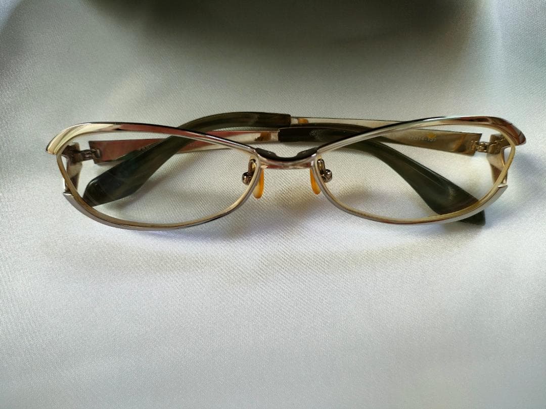 JAPONISM バタフライ型 シルバーフレーム メガネ(度あり) サムライ翔 メガネ フレーム SS-J229 col.1 58mm SAMURAI翔 2026 仁 No