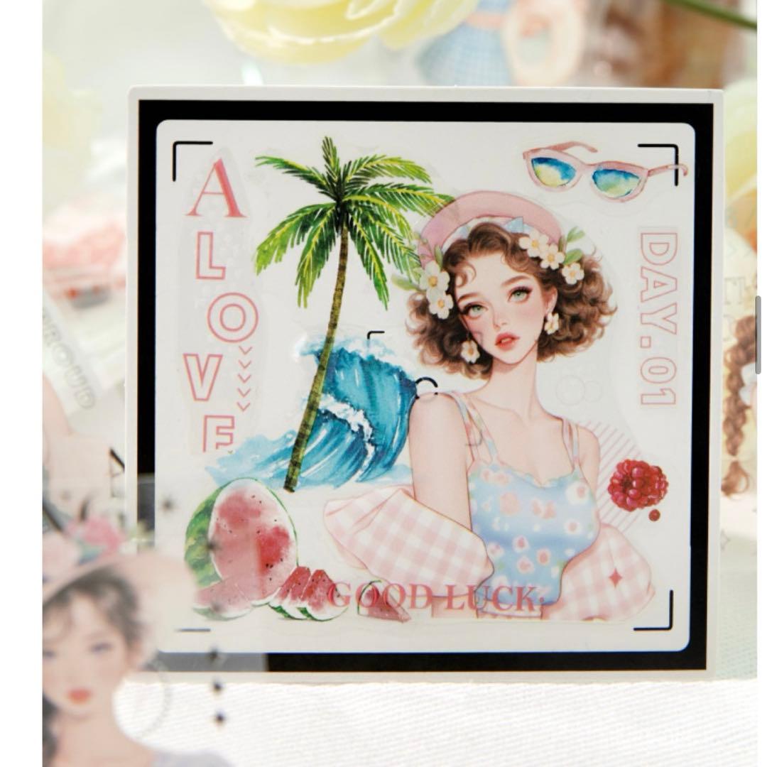 5o-7 ／コラージュ素材 マスキングテープ 海外マステ まとめ売り