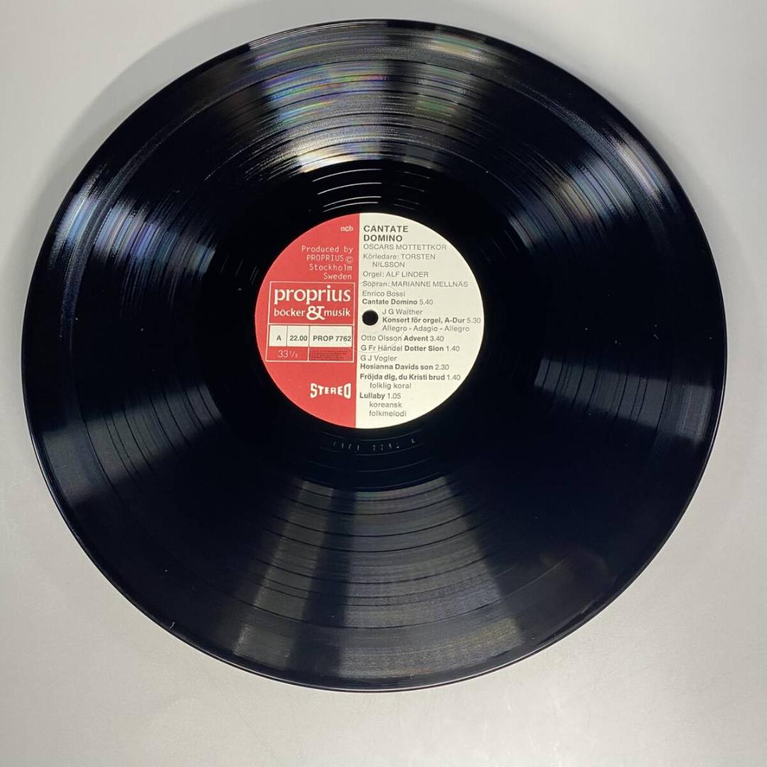 ★超絶美品！SWE完全初出【白地青文字ジャケ/解説リーフ付】 カンターテ・ドミノ