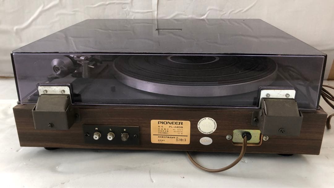 Pioneer パイオニア レコードプレーヤー PL-A205(I6) - メルカリ