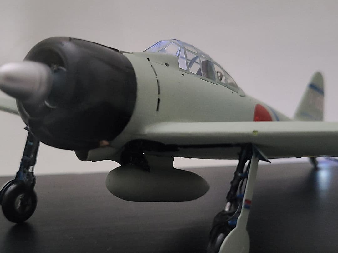 零式艦上戦闘機21型 坂井三郎乗機リアルモーターライズ完成品 - メルカリ