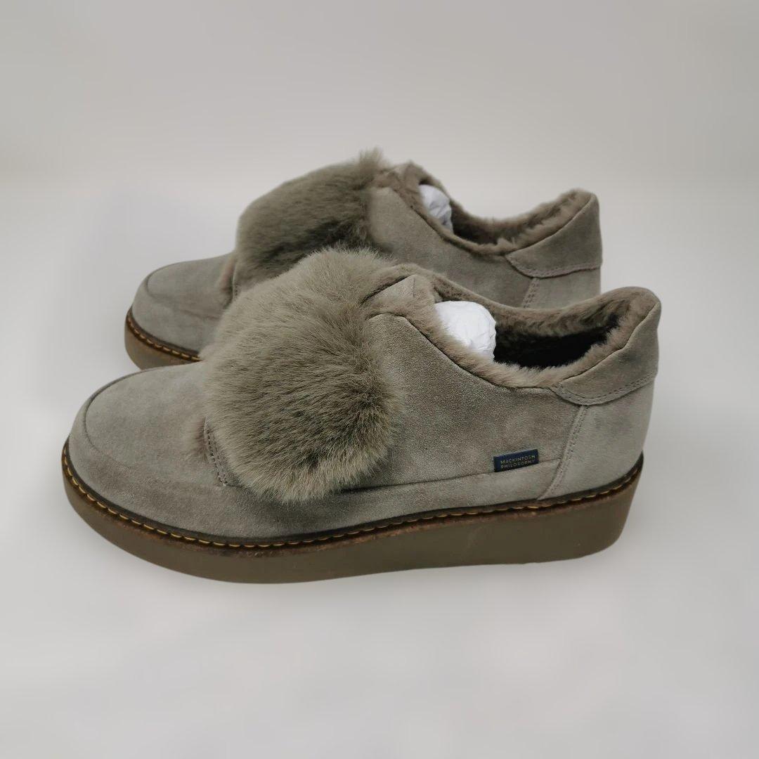 MACKINTOSH 24cm フェイクファーモチーフ厚底シューズ レディース Amazon | [マッキントッシュ フィロソフィー] プラットフォーム