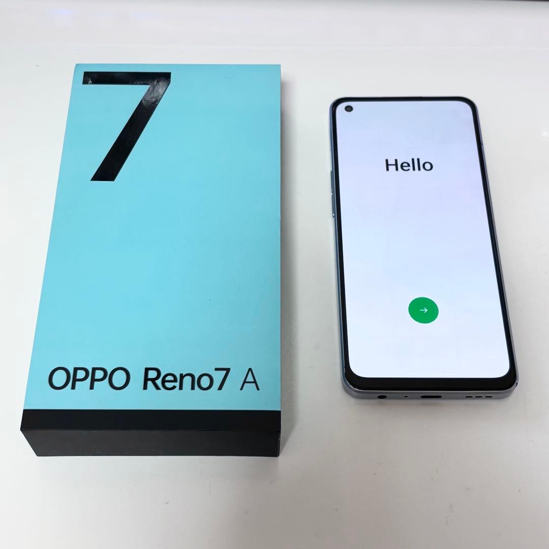 OPPO Reno7A 本体 初期化済み OPPO - OPPO Reno7 A 本体 【SIMフリー／初期化済み】の通販 by