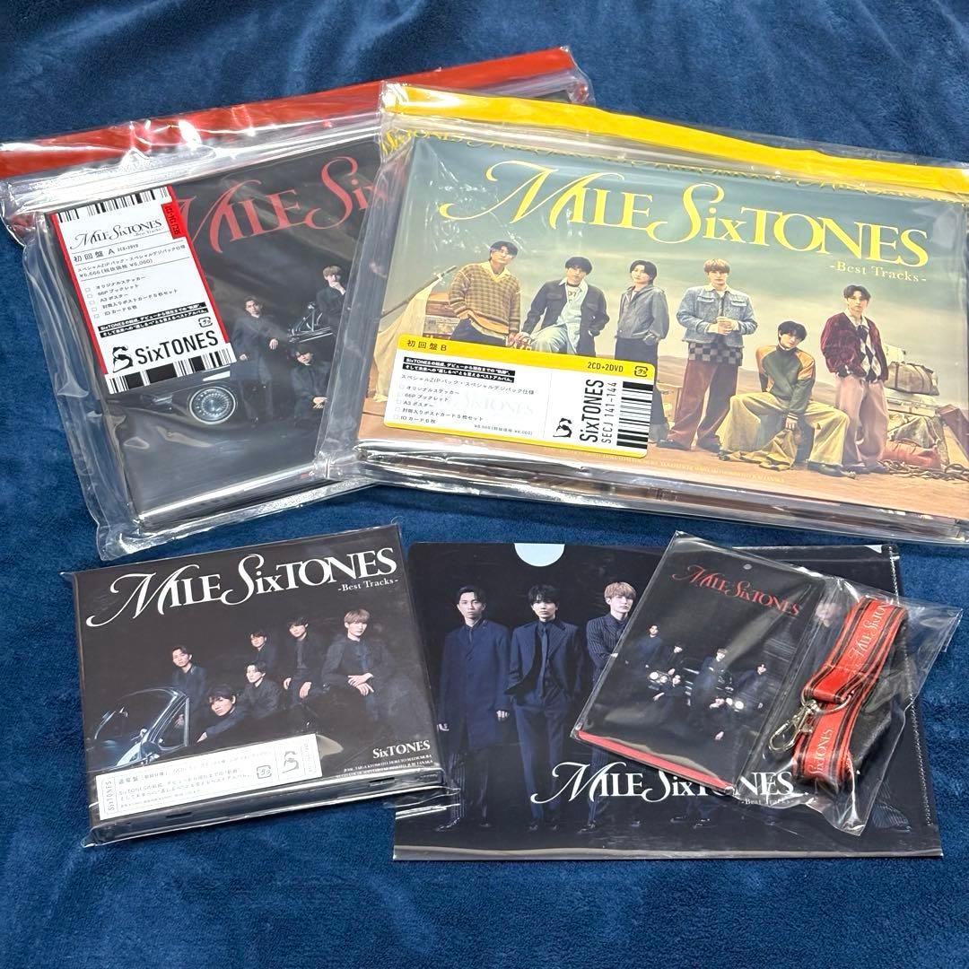 MILESixTONES Best Tracks アルバム3形態セット　特典 MILESixTONES -Best Tracks-(3形態/Blu-rayｾｯﾄ)・SixTONES | Sony