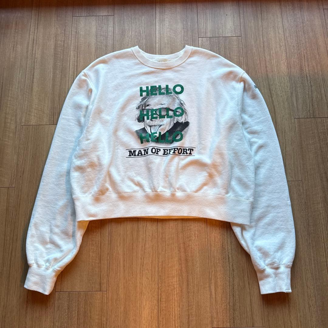 oblada / オブラダ 別注HELLO SWEAT スウェット 白 - メルカリ