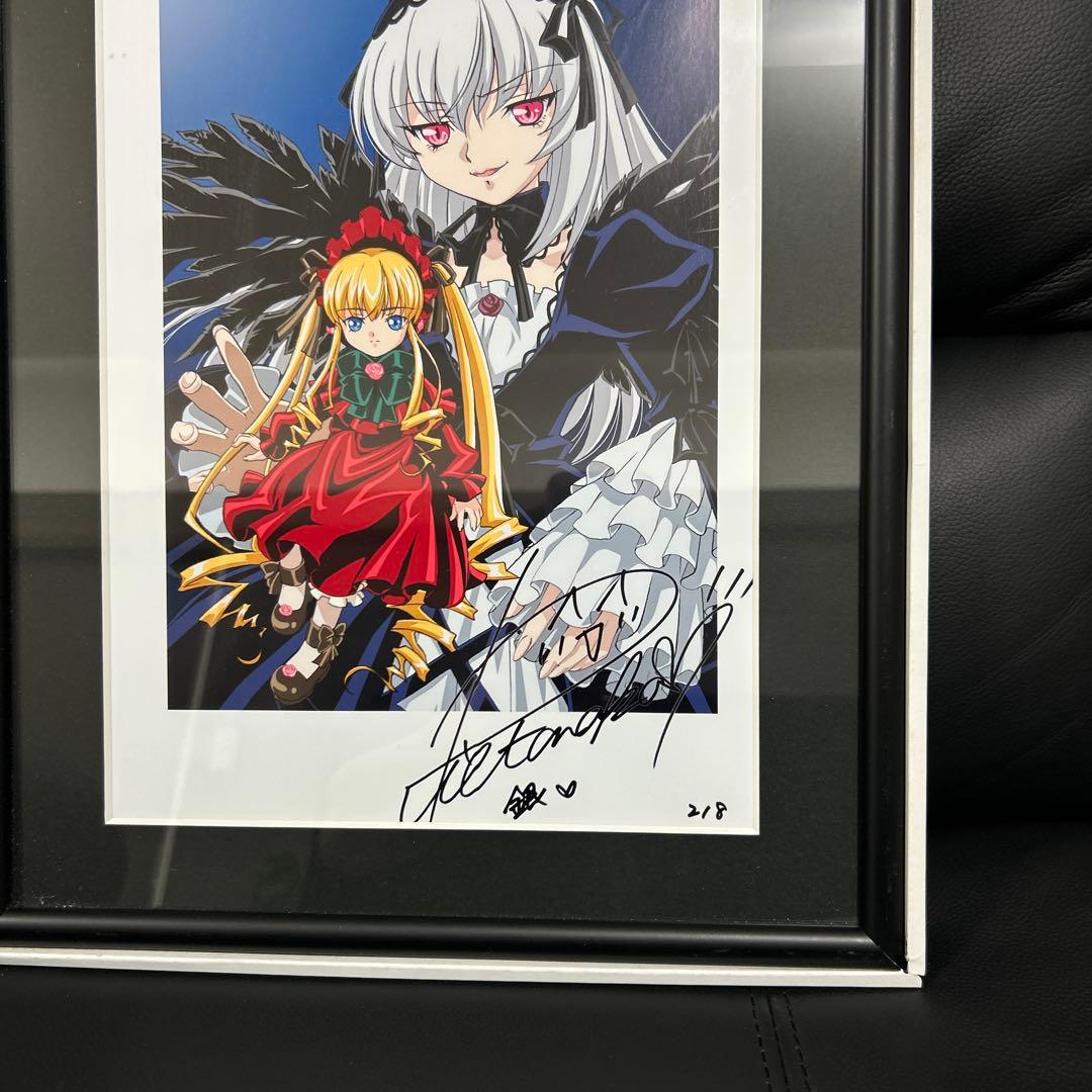 ローゼンメイデン トロイメント 「真紅、水銀燈」 プリントサイン入り