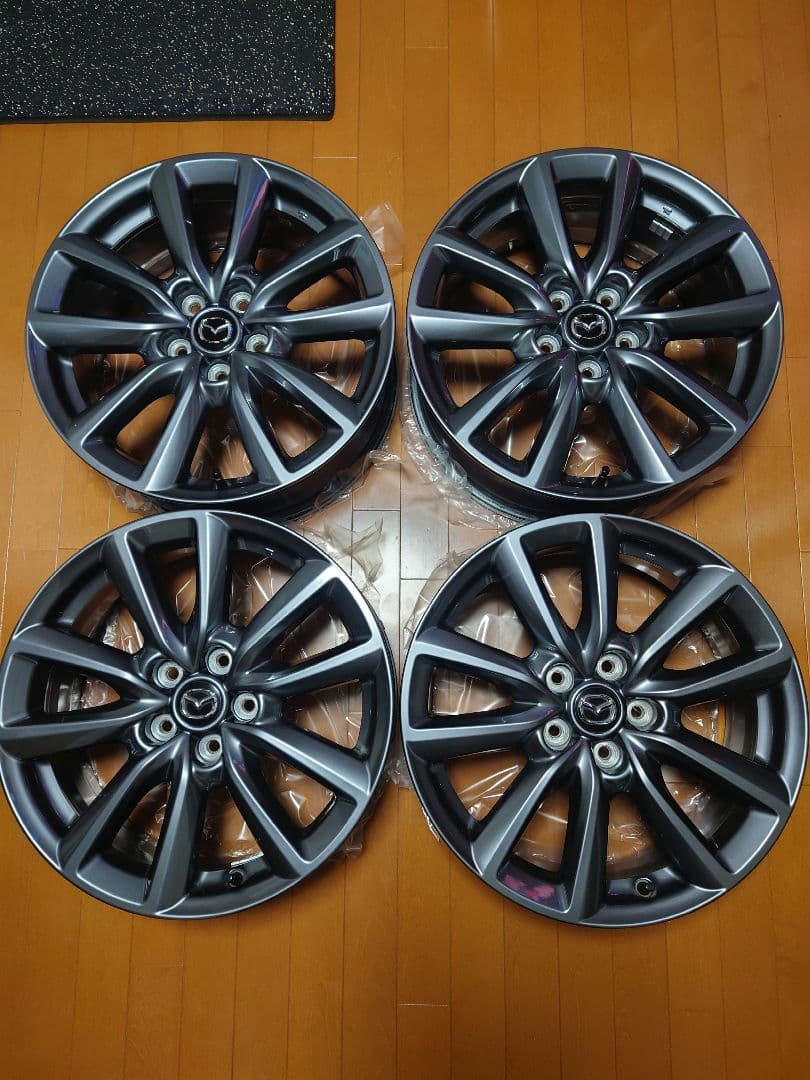MAZDA3 FB 純正18インチホイール 4本セット マツダ（Mazda） MAZDA3 マツダ3 ブラックトーンエディション 純正