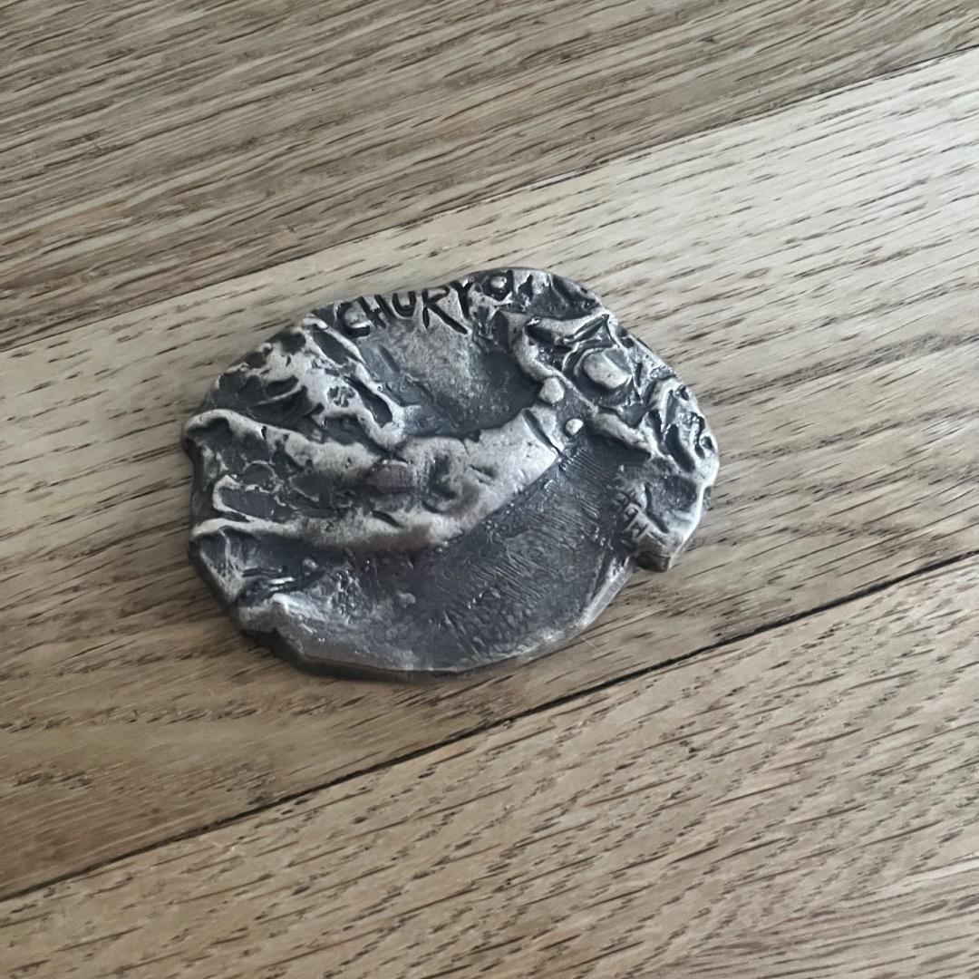 古美術☆佐藤忠良 空よ ブローチ ペンダントトップ ケース付き - メルカリ