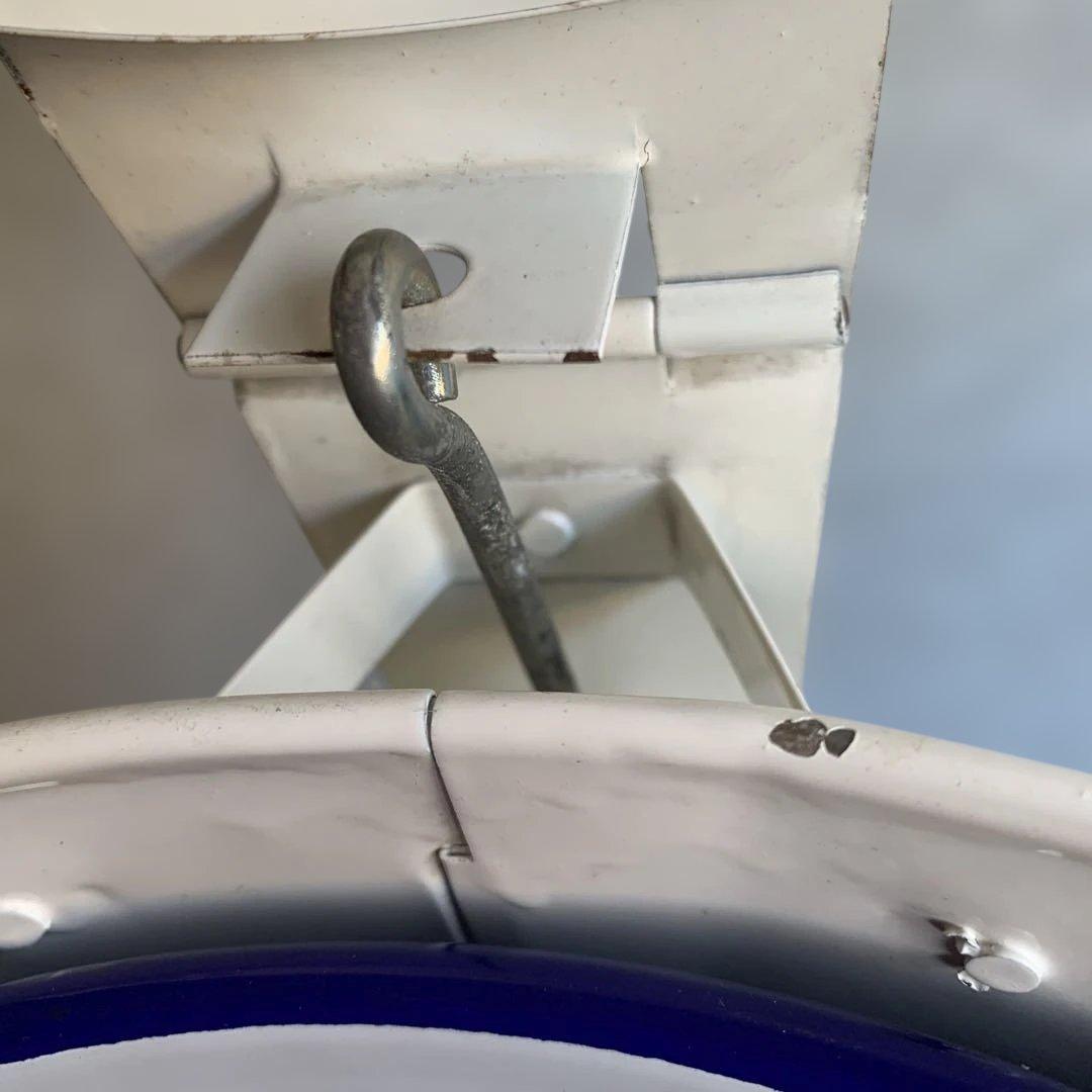 未使用】【レトロ】マツヨシ 足踏汚物投入器 ペダル式 ゴミ箱 汚物缶